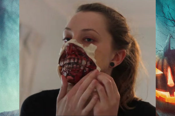 Нижняя челюсть для маски зомби фото