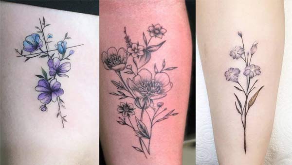 Цветы примулы татуировка