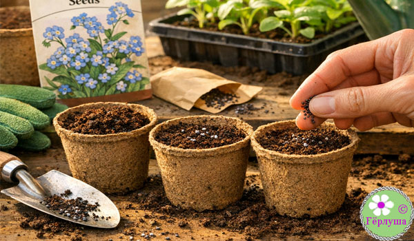 Выращивание незабудок из семян